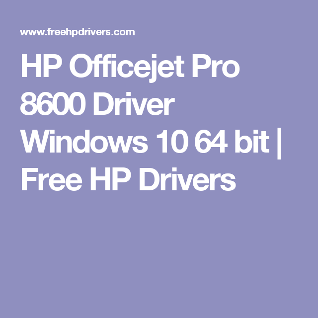 Hp Officejet 8600 Driver Mac Os